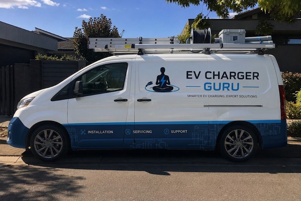 EV Charger Guru service van